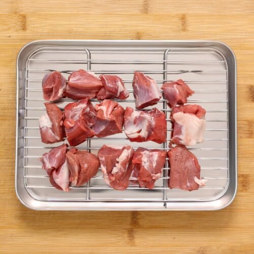 Lamb cubes for cooking